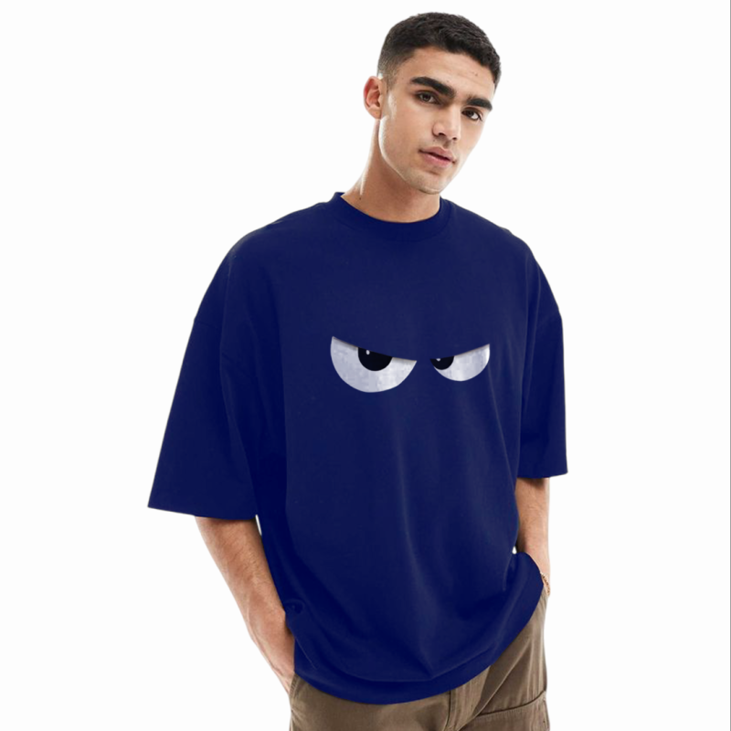 Men's Stylish Drop Shoulder (Blue)